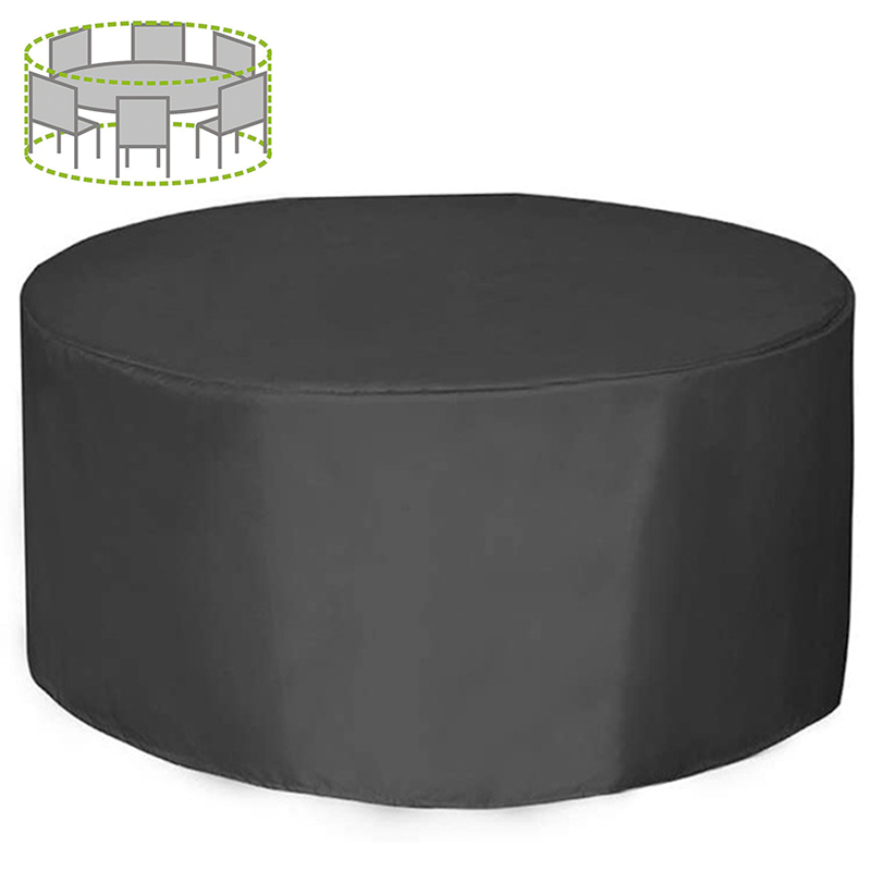 Outdoor Furniture Table - 12 Sizes Round Furniture Cover 210D