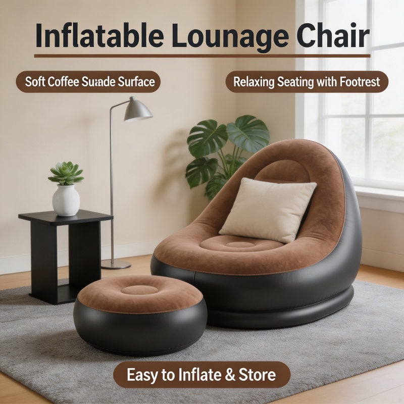 Outdoor Furniture Lounge - Lazy Couch Sofas Inflatable Chair Foldable