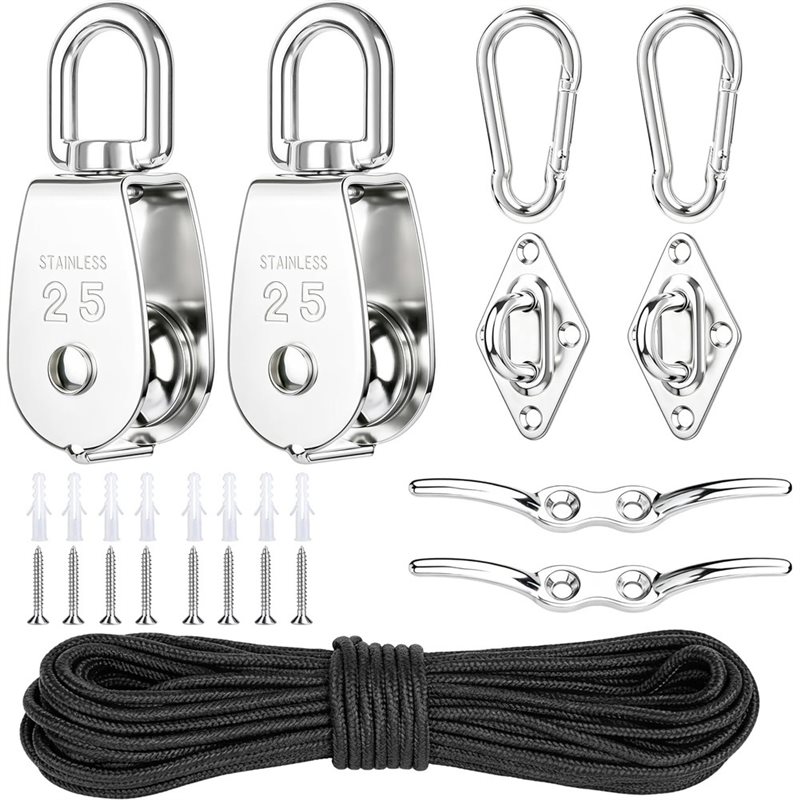 Sun Sail Shade - L60A Pulley Block Nylon Rope Eye