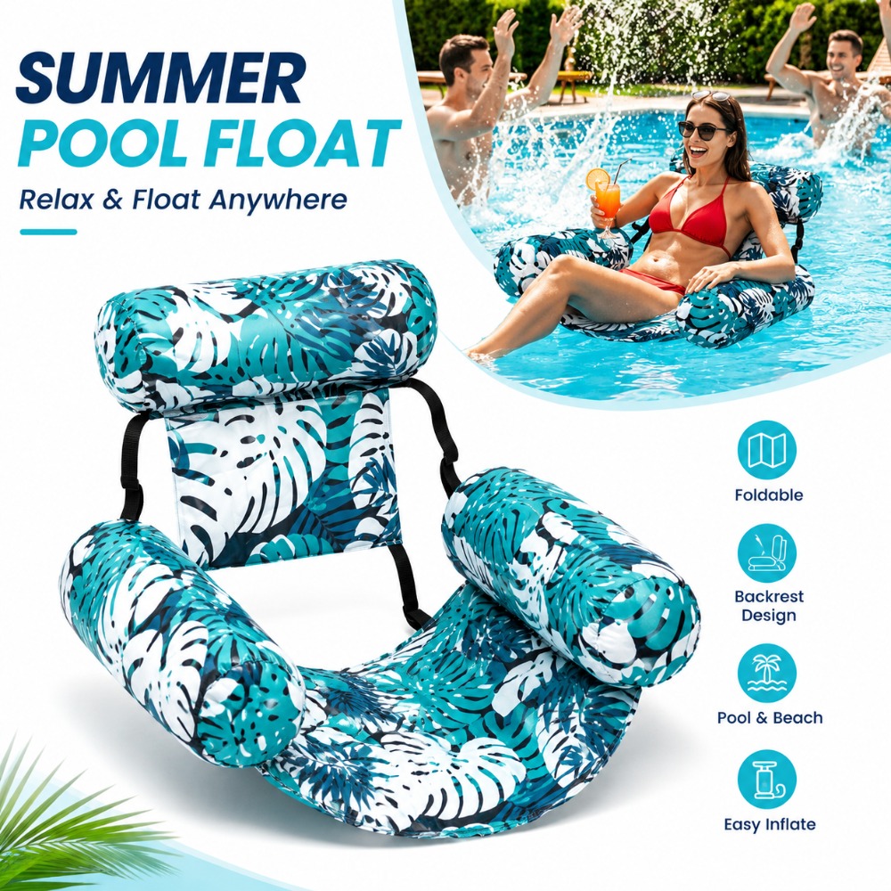 Outdoor Furniture Lounge - Heavy Duty Blow Up Pool Chair
