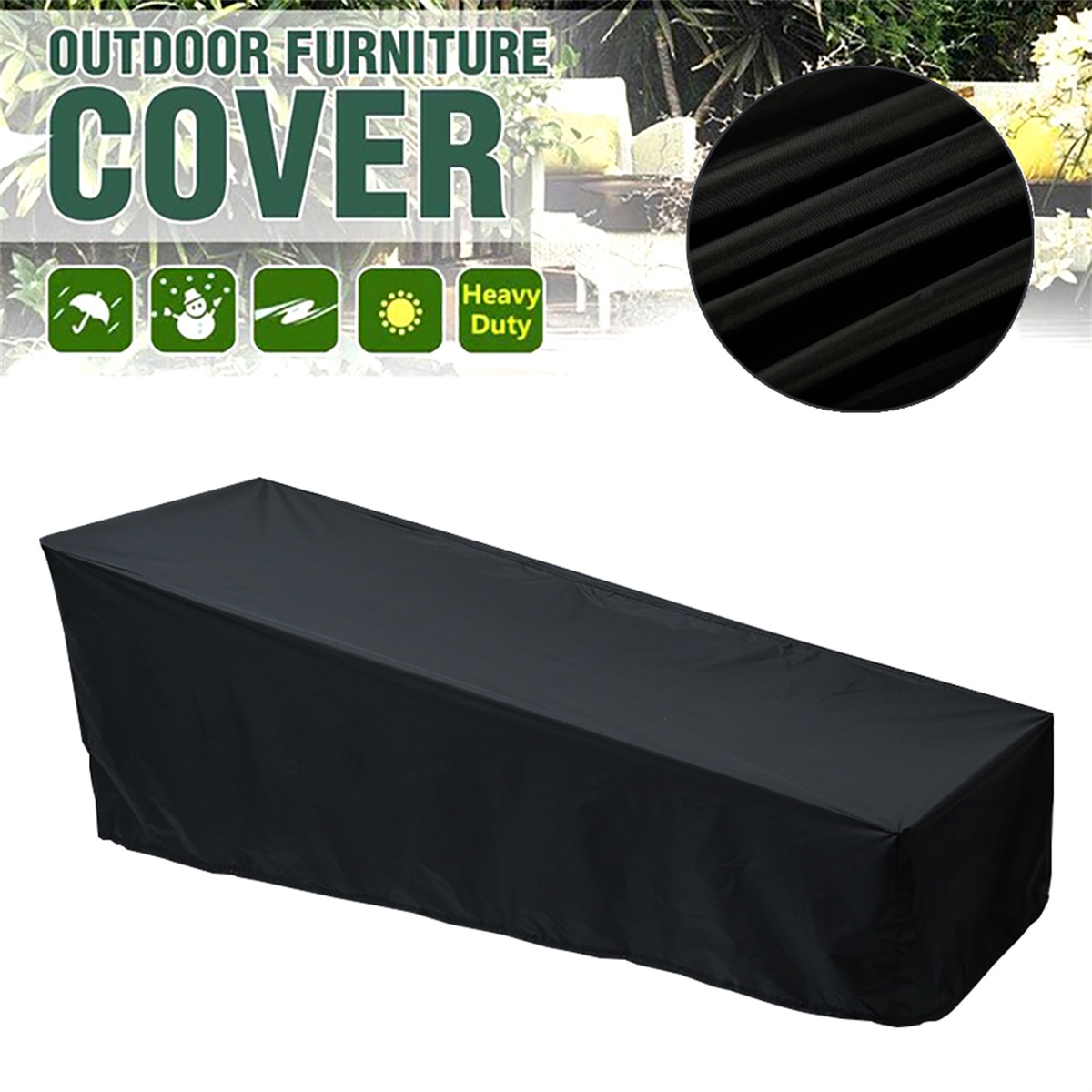 Outdoor Furniture Lounge - Outdoor Garden Sunbed Cover Sun Lounger