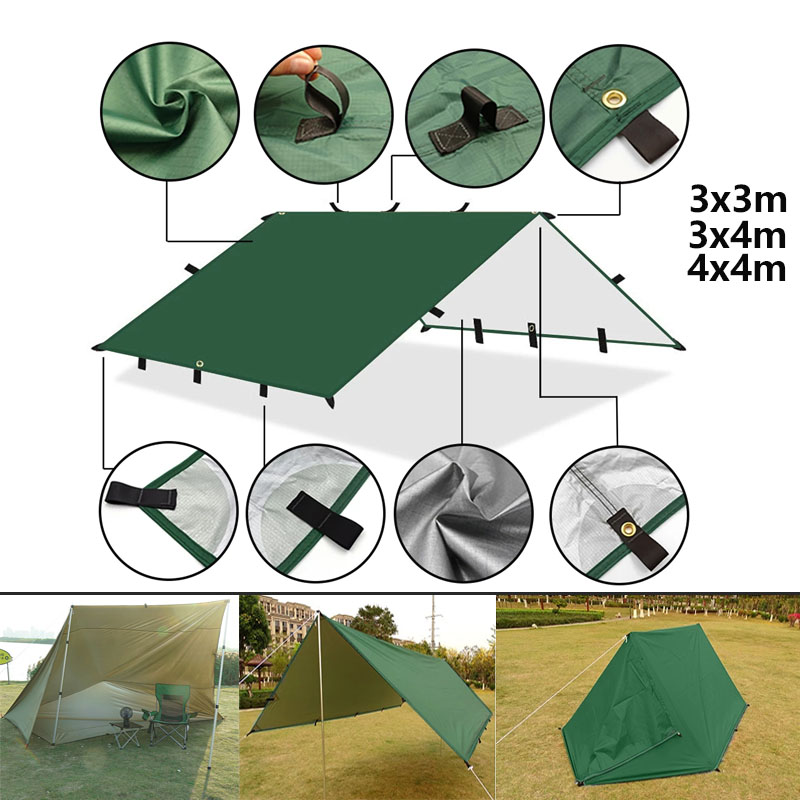 4x4m 4x3m 3x3m 19 Hang Points  - đánh giá và giá Sun Sail Shade