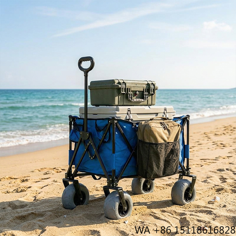 Foldable Metal Beach Wagon Qui - đánh giá và giá Outdoor Furniture Table