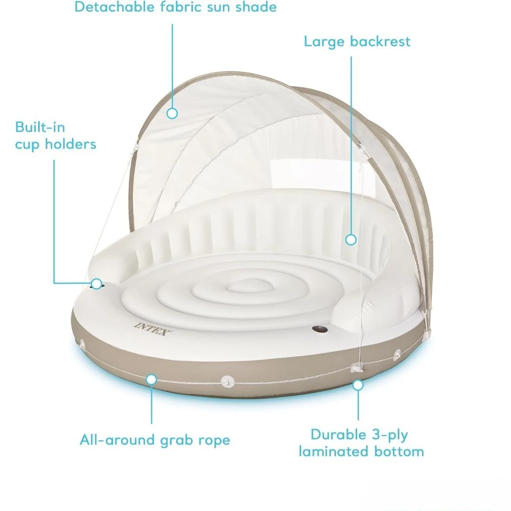 Canopy Island Inflatable Pool  - đánh giá và giá Outdoor Furniture Lounge