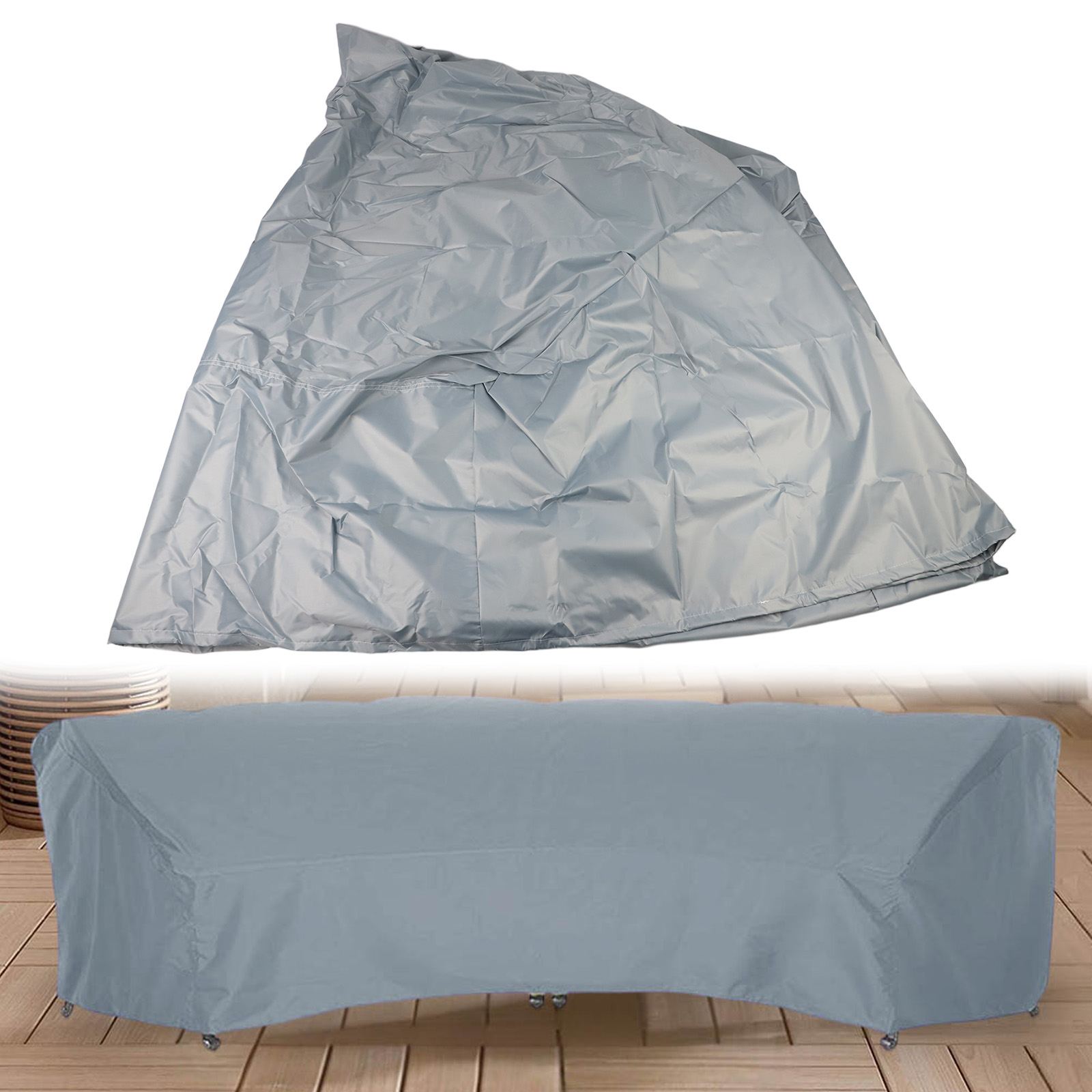 Curved Sofa Cover 210D Furnitu - đánh giá và giá Outdoor Furniture Year Round