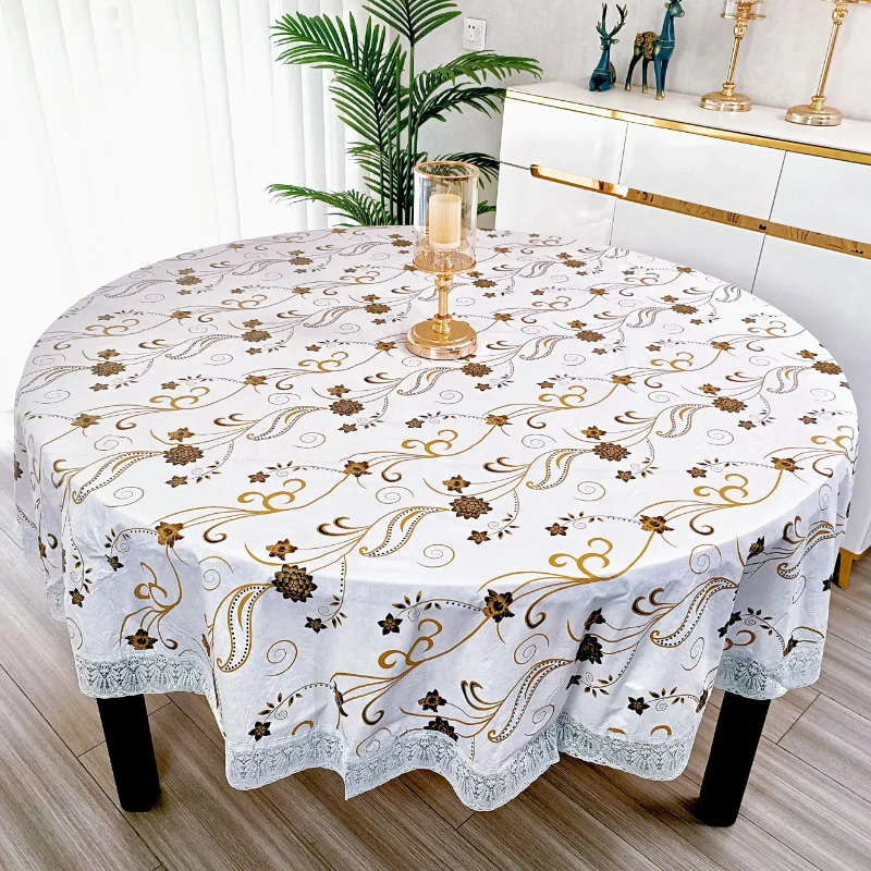 Pvc Flower Printed Round Table - đánh giá và giá Outdoor Furniture Year Round