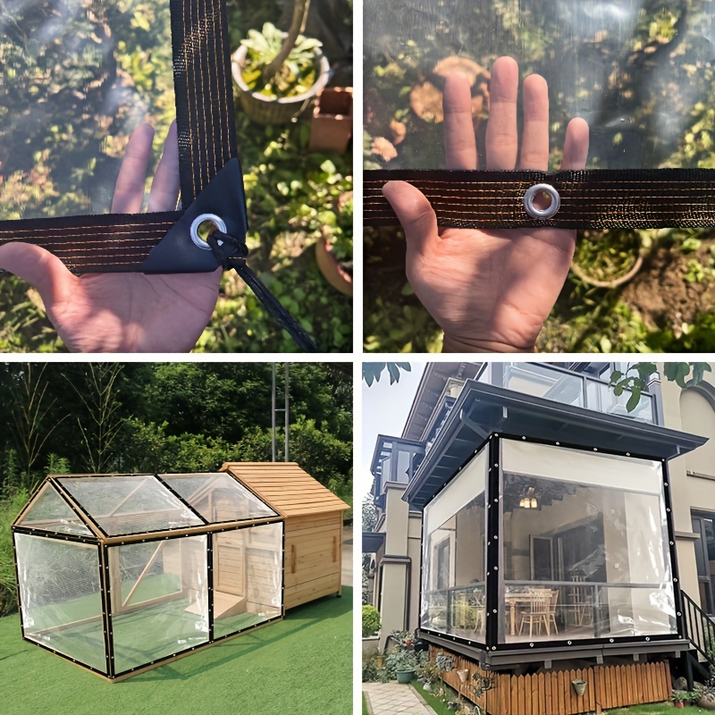 Transparent Tarpaulin 2*3 4 5  - đánh giá và giá Sun Sail Shade