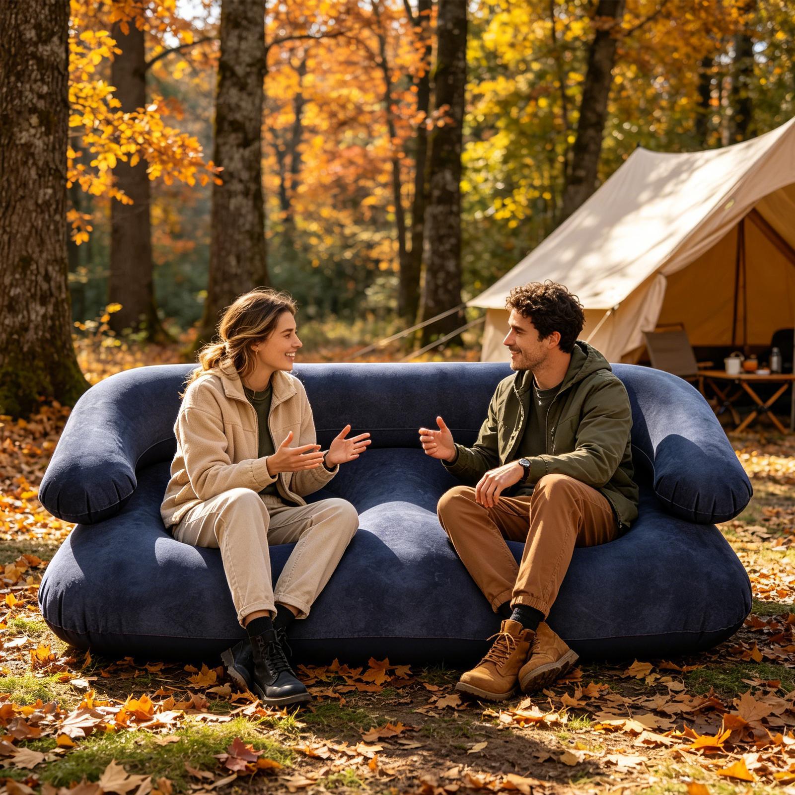 Double Inflatable Air Sofa Two - đánh giá và giá Outdoor Furniture Lounge