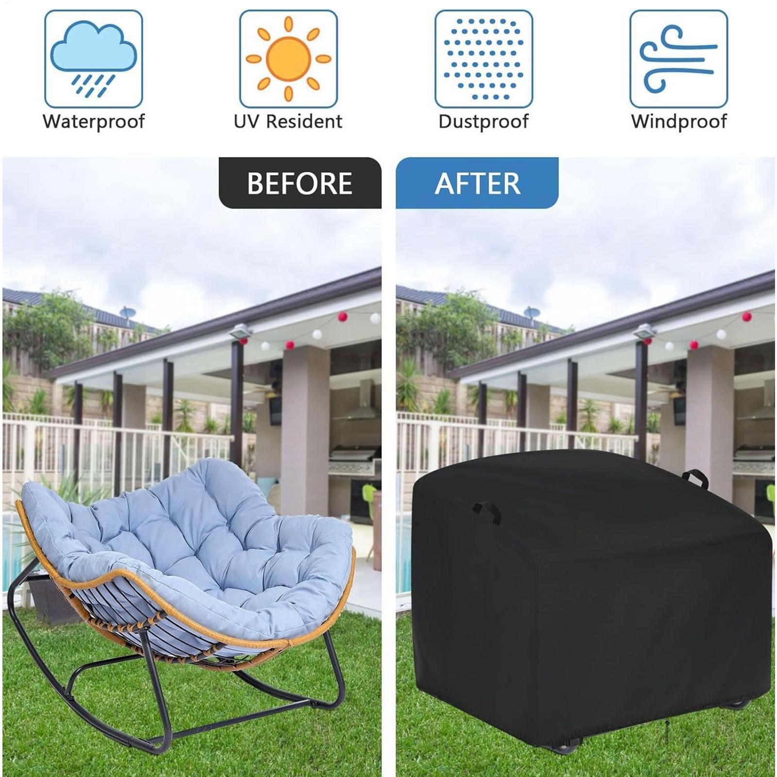 Rocking Chair Covers Waterproo - đánh giá và giá Rattan Lounge Set