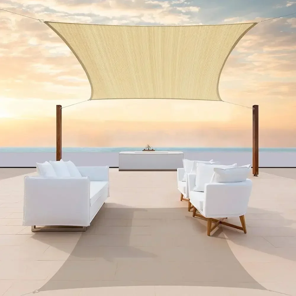 8' X 10' Beige Sun Shade Sail  - đánh giá và giá Sun Sail Shade