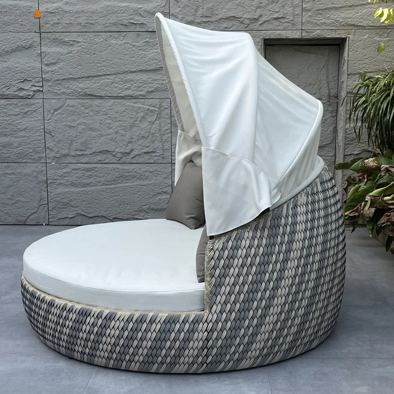 Daybed,Anti-UV Rustproof Round - đánh giá và giá Rattan Lounge Set