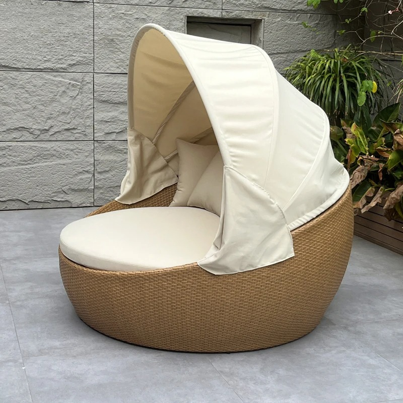 Daybed,Anti-UV Rustproof Round - đánh giá và giá Rattan Lounge Set