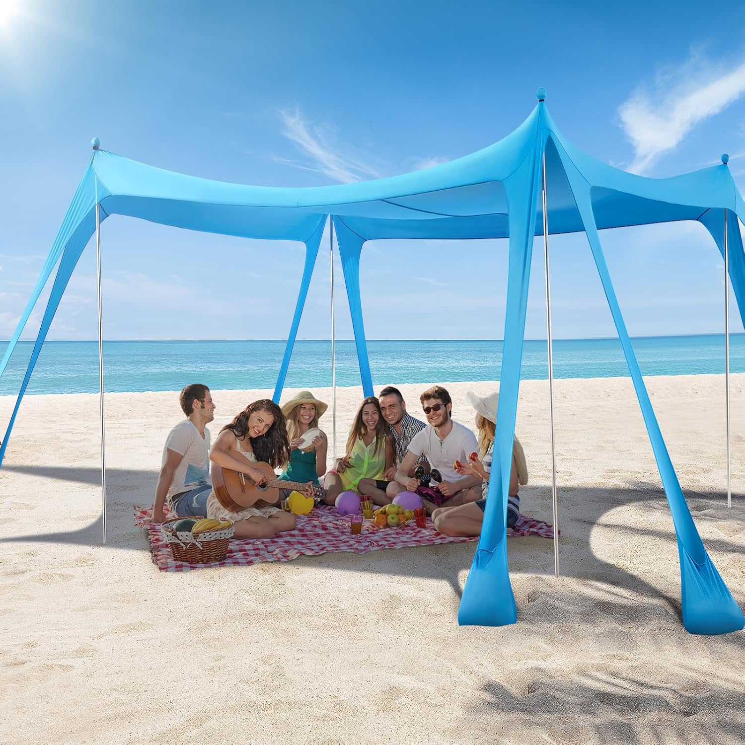 Beach Tent Camping Sun Shelter - đánh giá và giá Sun Sail Shade