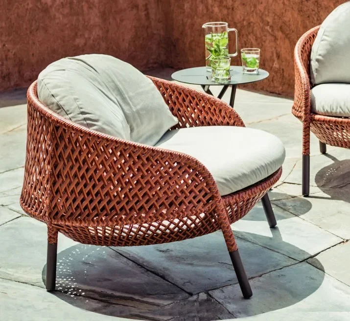 #Sofa Garden Set Curl Rattan S - đánh giá và giá Rattan Lounge Set