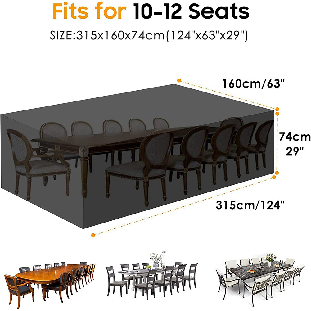 Waterproof Garden Table Cover  - đánh giá và giá Outdoor Furniture Table