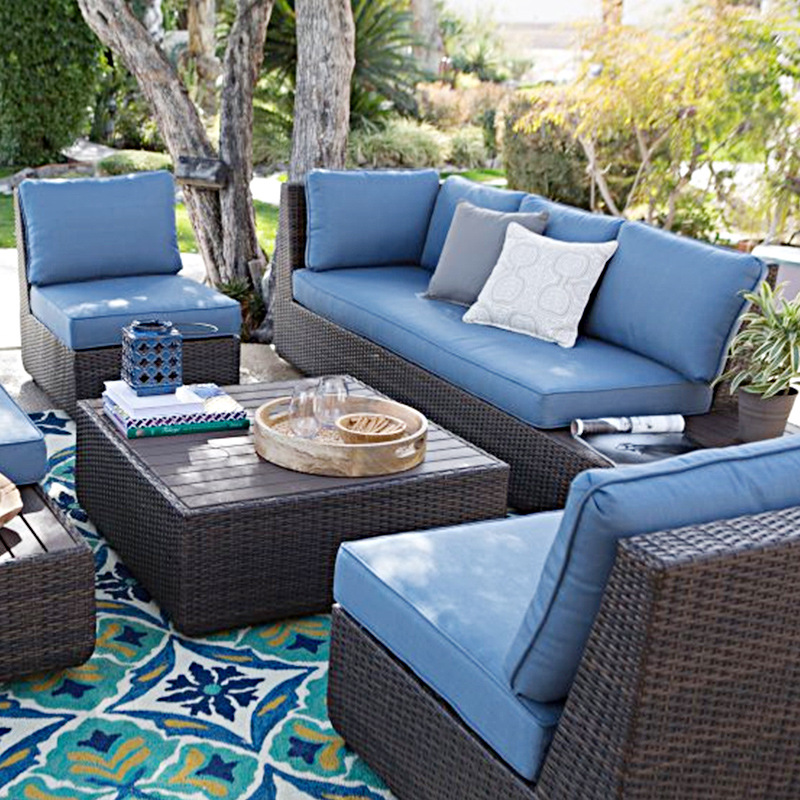 Outdoor Sofa Courtyard Rattan  - đánh giá và giá Outdoor Furniture In Sale