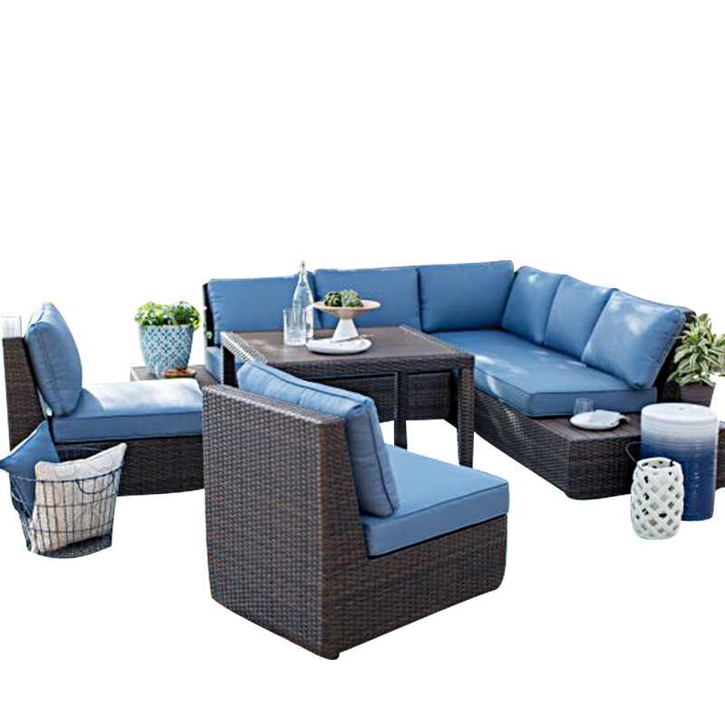 Outdoor Sofa Courtyard Rattan  - đánh giá và giá Outdoor Furniture In Sale