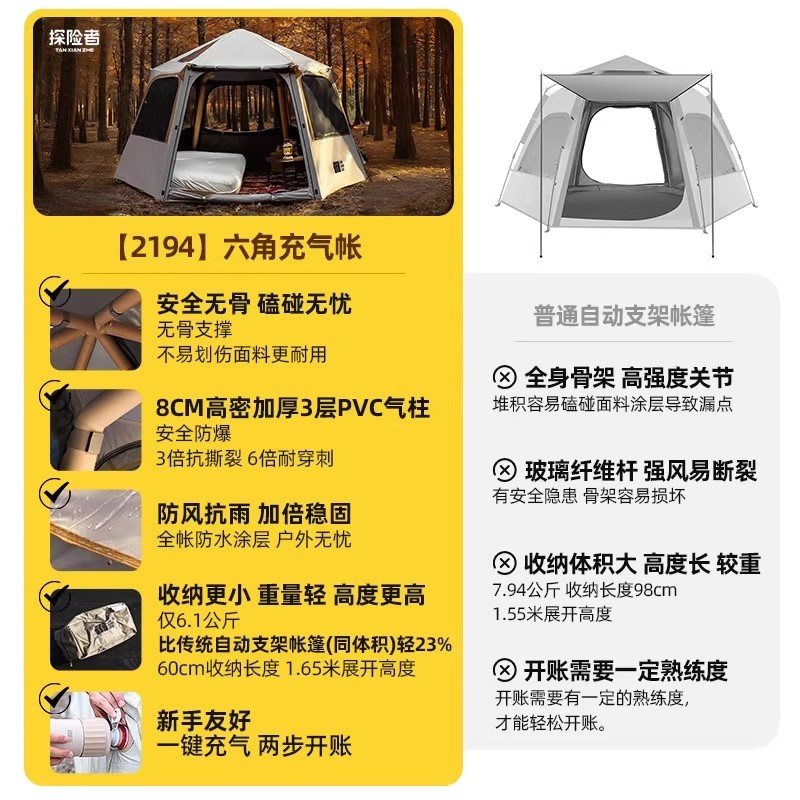 Explorer inflatable tent outdo - đánh giá và giá Rattan Lounge Set