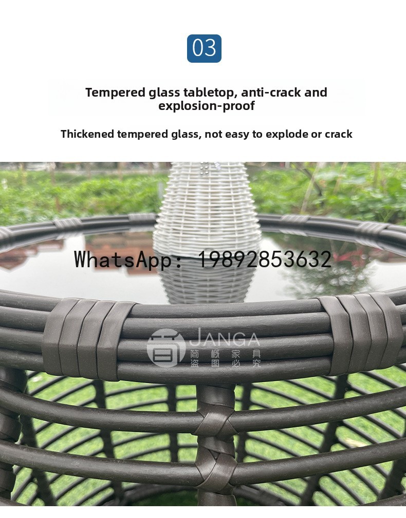 Outdoor Creative Rattan Woven  - đánh giá và giá Rattan Lounge Set