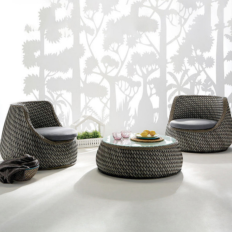 Wood Nordic Garden Furniture S - đánh giá và giá Rattan Lounge Set