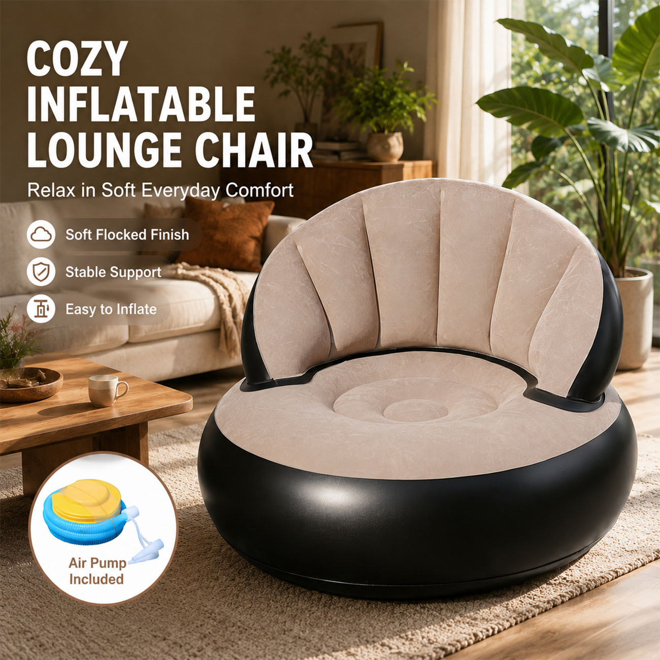 Inflatable Chair for Adults, F - đánh giá và giá Outdoor Furniture Lounge