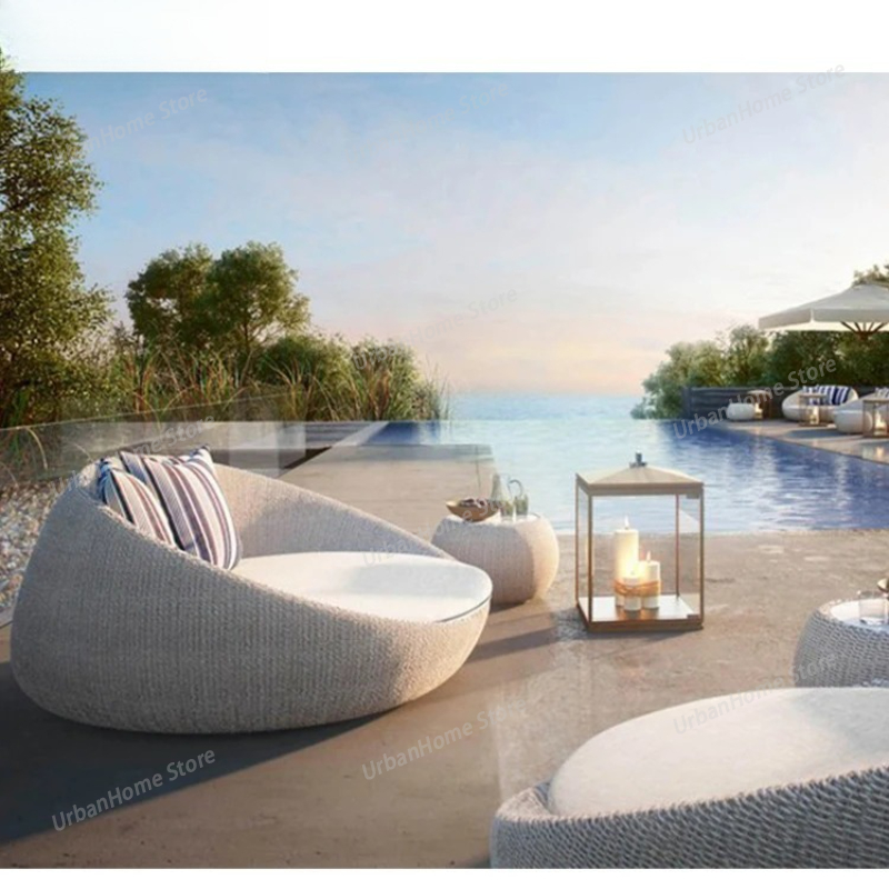 Modern Patio Furniture Rattan  - đánh giá và giá Rattan Lounge Set