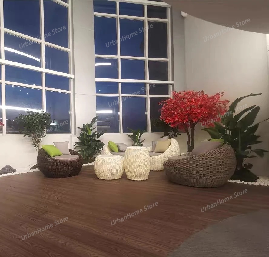 Modern Patio Furniture Rattan  - đánh giá và giá Rattan Lounge Set